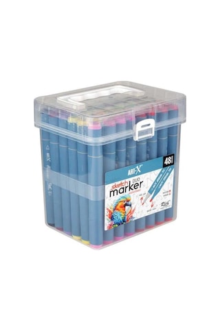 Rich Art X Sketch Marker Duo Çift Uçlu Marker Kalem 48 Renk Set 18049
