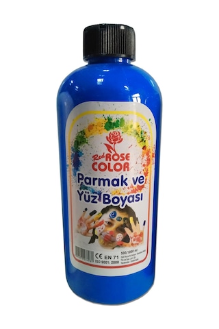 Parmak ve Yüz Boyası Mavi Renk