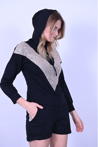 Koza Butik Pul Payet Detaylı Şortlu İkili Takımı 9027 001