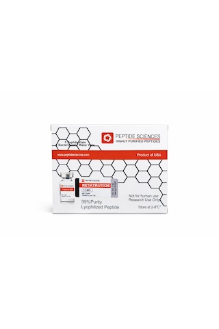 Peptide Sciences Retatrutide 99% Purity Lyophilized Peptide 12 Mg Peptide Sciences Retatrutide 99% Purity Lyophilized Peptide 12 Mg