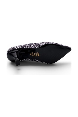 Beşler 0013 İncili Kadın Stiletto siyah