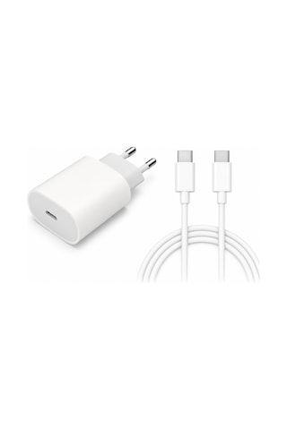 Exe 20w Pd Hızlı Şarj Seti Type-c Kablolu Beyaz