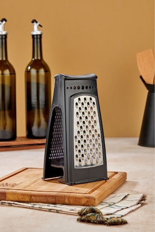 Cooker Lüx Model Hazneli Paslanmaz Çelik Rende Ckr3379-siyah Beyaz