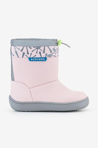 Hopfrög Rain Boots Süper Mat Pembe Suya Ve Soğuğa Dayanıklı Barefoot Çocuk Botu Pembe