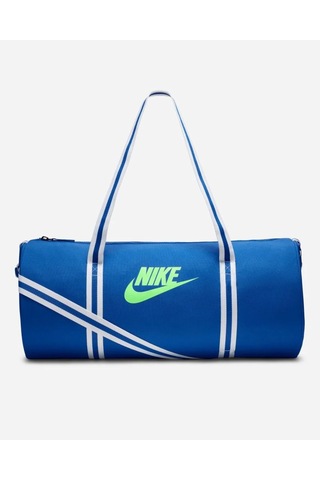 Nike Heritage Duff 30 Lt Unisex 53,5cm X 25,5cm X 25,5cm Günlük Stil Çanta Mavi Mavi̇