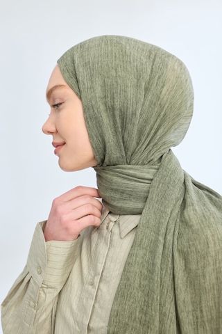 Armanda Organic Touch Ketens Viskoz Şal- 3601 Keten Yeşili