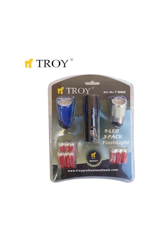 Troy 28902 El Feneri Seti 3 Parça N11.12608 Mor
