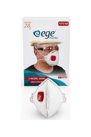 Ege 4015 V FFP3 NR N99 Ventinli Maske 10'lu