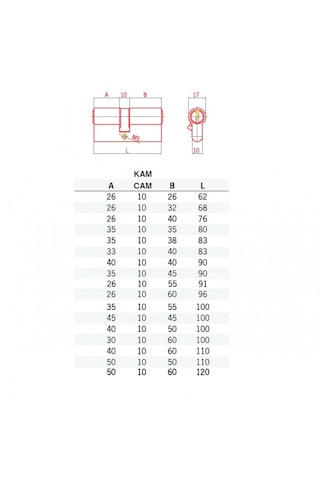 İto 254/68k Silindir Barel, 3 Anahtarlı 26/10/32 Mm