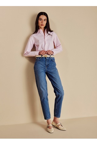 Brooks Brothers Mavi Kadın %100 Pamuk Denim Pantolon Bbss26fdp002