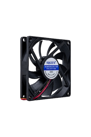 80x80x15mm 24 Volt 3 Pin Fırçasız Motor Dc Fan 80x80x15