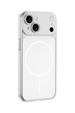Apple Uyumlu iPhone 15 Kılıf Zore M-safe Şarj Özellikli Kamera Korumalı Spark Kapak