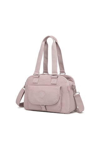 Smart Bags Orta Boy Çok Cepli Su Geçirmez Hafif Krınkıl Kumaş Kadın Omuz Çantası Kum