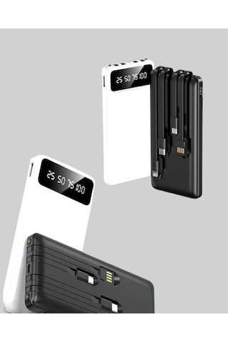 Kamp Ve Seyahat İçin 20.000mah Led Işıklı Hızlı Şarj Powerbank Çr