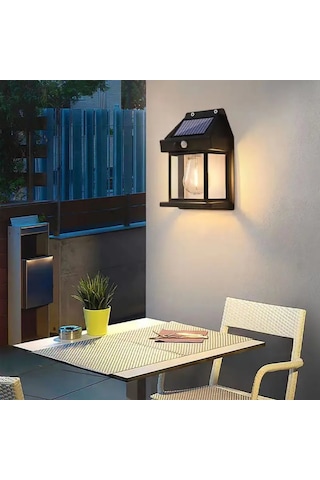 Forlife 12watt Güneş Enerjili Solar Dekoratif Duvar Apliği 2 Adet