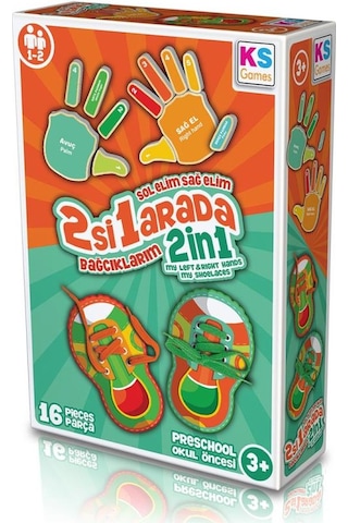 Be233 Ks. Sol Elim Sağ Elim 2si1 Arada Bağcıklarım / +3 Yaş