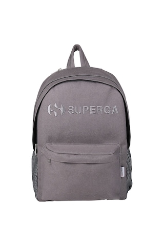 Superga Grey Linen Günlük Ve Seyahat Sırt Çantası Çok Renkli
