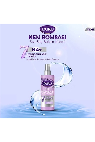 Duru Nem Bombası Yoğun Onarım Sıvı Saç Bakım Kremi 200 Ml