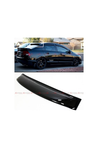 Honda Civic Fd6 2007-2012 Cam Üstü Spoiler (Plastik)