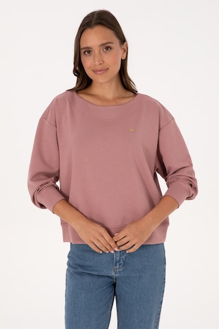 U.S. Polo Assn. Kadın Gül Kurusu Bisiklet Yaka Sweatshirt 50314210-VR221