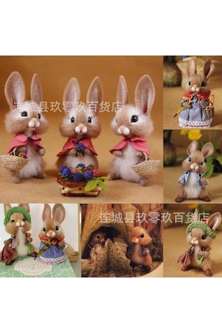 Hfambition Peter Rabbit Paskalya Ev Dekorasyonu - Konforlu Ve Pratik Ev Donatımı Hediyelik Ürün D Tipi Çok Renkli