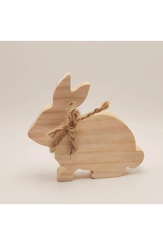 Pazly Tavşan Suntek Stil-b Orta Masaüstü İşareti Ahşap Cv