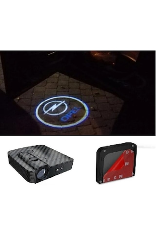 Opel Kapı Altı Logo Lamba Pilli Sensörlü Kolay Montaj