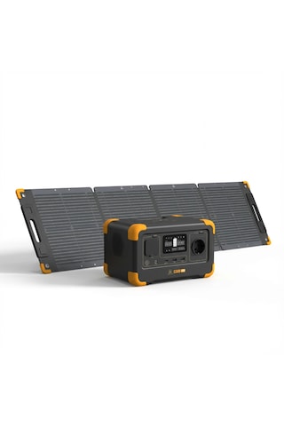 Solar Wise E300 Maxpack 600w 288wh Taşınabilir Güç İstasyonu + 100w Katlanabilir Güneş Paneli Lifepo4 Ups Wifi Bluetooth