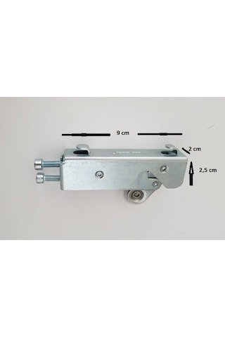 Tekdekoryapı Sürgülü Ray Dolap Aleminyum Kapak Teker 1Takım [Erkek]