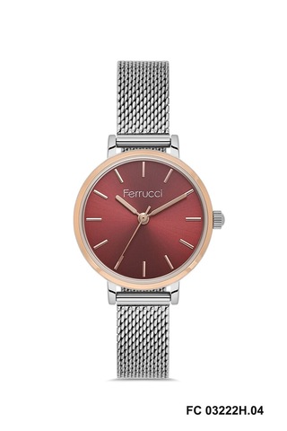 Ferrucci Fc63208 Hasır Ayarlanabilir Hafif Kordon Minimal Kasa Kadın Kol Saati Rose Gold