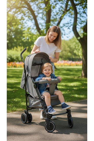 Maxi Taxi Floki Tam Yatarlı Alüminyum Baston Bebek Arabası