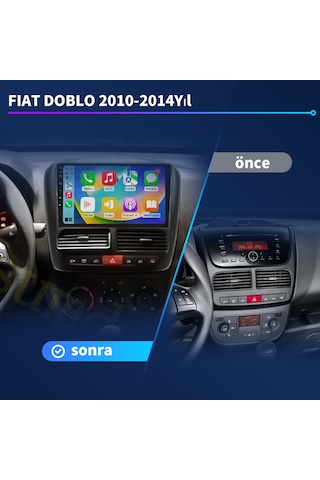 Fiat Doblo 2011-2014 Yıl 6gb Ram 128gb Rom Multimedya Carplay