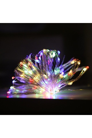 Novahub Güneş Enerjili Bahçe Aydınlatma Işıkları - 12m 100 Led Su Geçirmez Dekoratif Şerit Işık, Güzel Tasarım