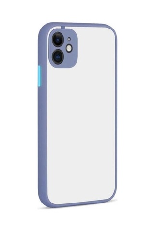 Apple Uyumlu iPhone 12 Mini Kılıf Zore Hux Kapak Mor