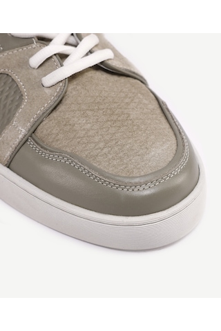 Yargıcı Deri-süet Detaylı Sneaker 24yeay4473x 007 Haki