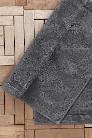 Yataş Bedding Milo Banyo Paspası Seti - Antrasit (50x60 cm + 60x100 cm) Antrasit