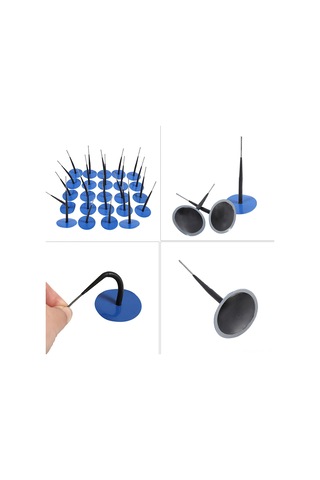 Yaleker 4.5mm Lastik Tamir Mantar Çivi, Kauçuk Malzeme, Isı Dayanıklı, 24 Adet Kutulu, Otomobil-motosiklet-kamyon Uygun