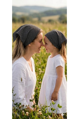 Anne Kız Kombin Saç Bandanası Takım Yazlık Ürün %100 Pamuklu Poplin Kumaş Anne Kız İkili Fiyatıdır Siyah Anne Kız Kombin Saç Bandanası Takım Yazlık Ürün %100 Pamuklu Poplin Kumaş Anne Kız İkili Fiyatıdır Siyah