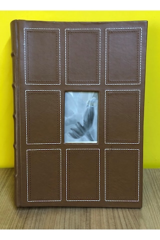 Aledo 10x15cm 300 Lük Deri Özel Lüx Fotoğraf Albümü-l1300 Kahve