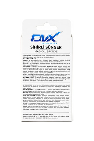 Dvx Sihirli Sünger Magic Sponge