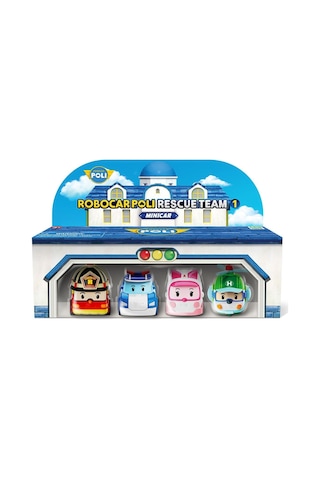 Polı Mrt-760 Robocar Poli Mini Kasabanın Kurtarma Araçları 4lü Se Diğer
