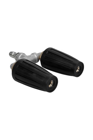 Symbee 360 Döner Çift Turbo Nozul, 4000 Psı Basınçlı Yıkama İçin 1/4'' Hızlı Bağlantı, 4-6 Gpm Su Akışı
