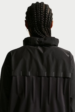 Nike Aeroswift Aerogami Storm-fit Womens Running Jacket Çanta Olabilen Su İtici Reflektörlü Kadın Koşu Yağmurluk Ceket Siyah
