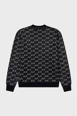 Armani Exchange Tamamı Logolu Regular Fit Bisiklet Yaka Kazak Erkek Kazak Xm002992 Af16916 Fc356 Siyah