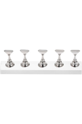 Geeksen Şeffak Akrilik Tırnak Tutucu - Manikür Pratik Tahtası İle Profesyonel Tırnak Sanatı