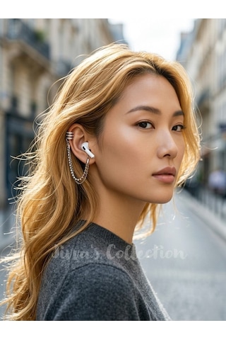 Bluetooth Kulaklık Kayıp Önleyici. Kulaklık Tutucu. Deliksiz Sıkıştırma Kıkırdak Küpe Fake Küpe Çok Renkli