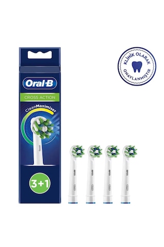 Oral-B Crossaction Elektrikli Diş Fırçası Yedek Başlığı 4'lü