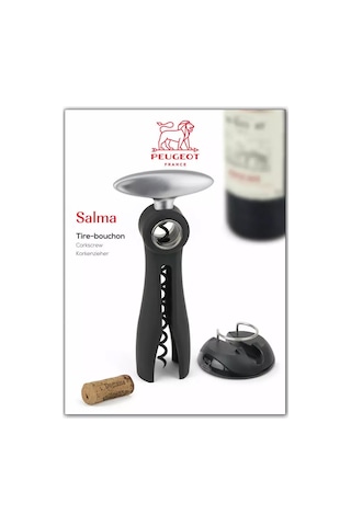 Peugeot Salma Folyo Kesicili Tirbuşon Black 19 Cm Renkli