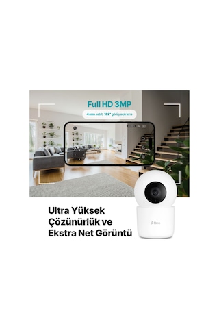 Ttec 2agk04 Wizi Pro 2 Full Hd 360 Tak Çalıştır Wi-fi Akıllı Kamera