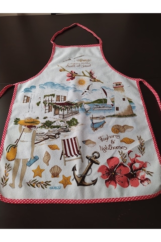 %100 Pamuk Alez Sıvı Geçirmez Mutfak Önlüğü